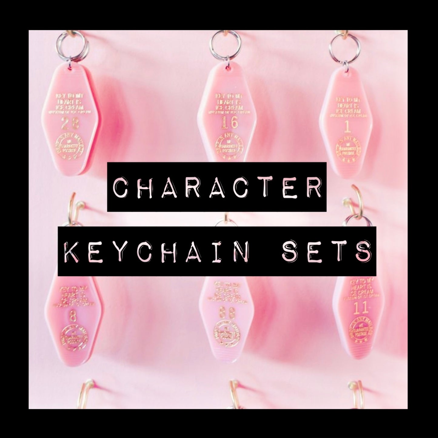 Character Keychain Sets